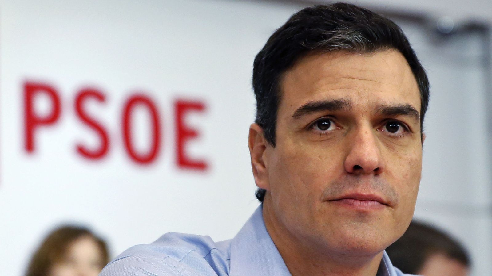 Foto: Pedro Sánchez, este 29 de febrero al comienzo del comité federal del PSOE, previo al debate de investidura. (Reuters)