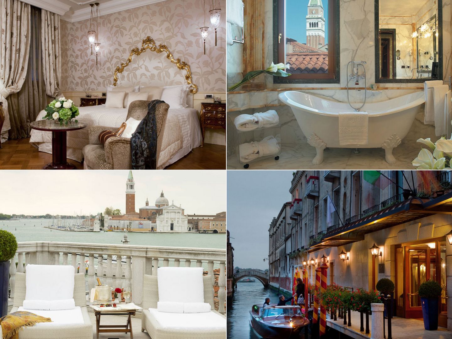 Fotografías del hotel en el que se han alojado en Venecia