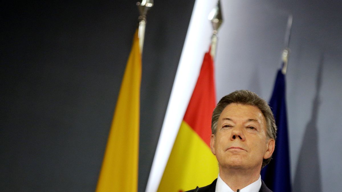 El presidente de Colombia, Juan Manuel Santos, premio Nobel de la Paz 2016