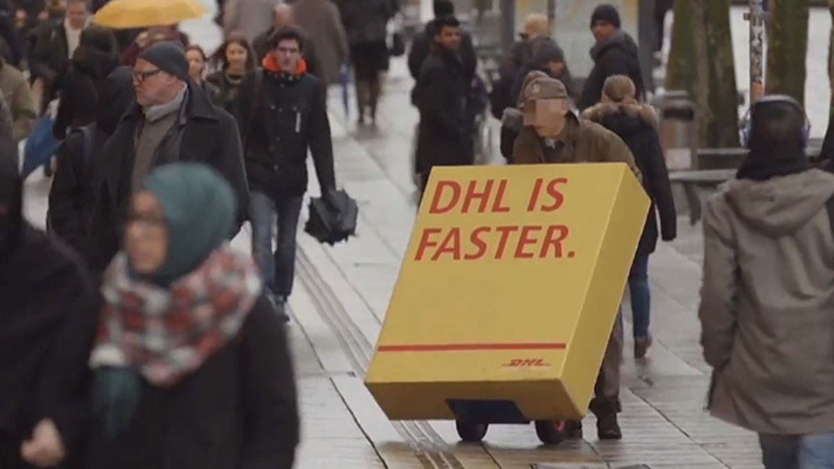 Una maquiavélica idea de DHL deja en ridículo a su competencia