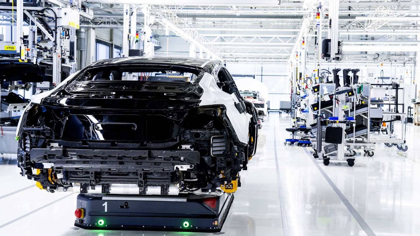 En la planta de Böllinger Höfe, en Neckarsulm, ya se fabrica el e-tron GT con un balance neutro de emisiones. 