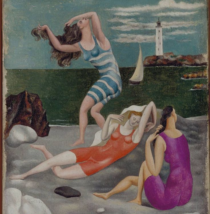 Pablo Picasso, 'Les-baigneuses' (1918).