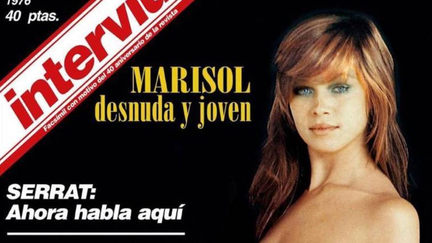 Marisol en la portada de 'Interviú'.