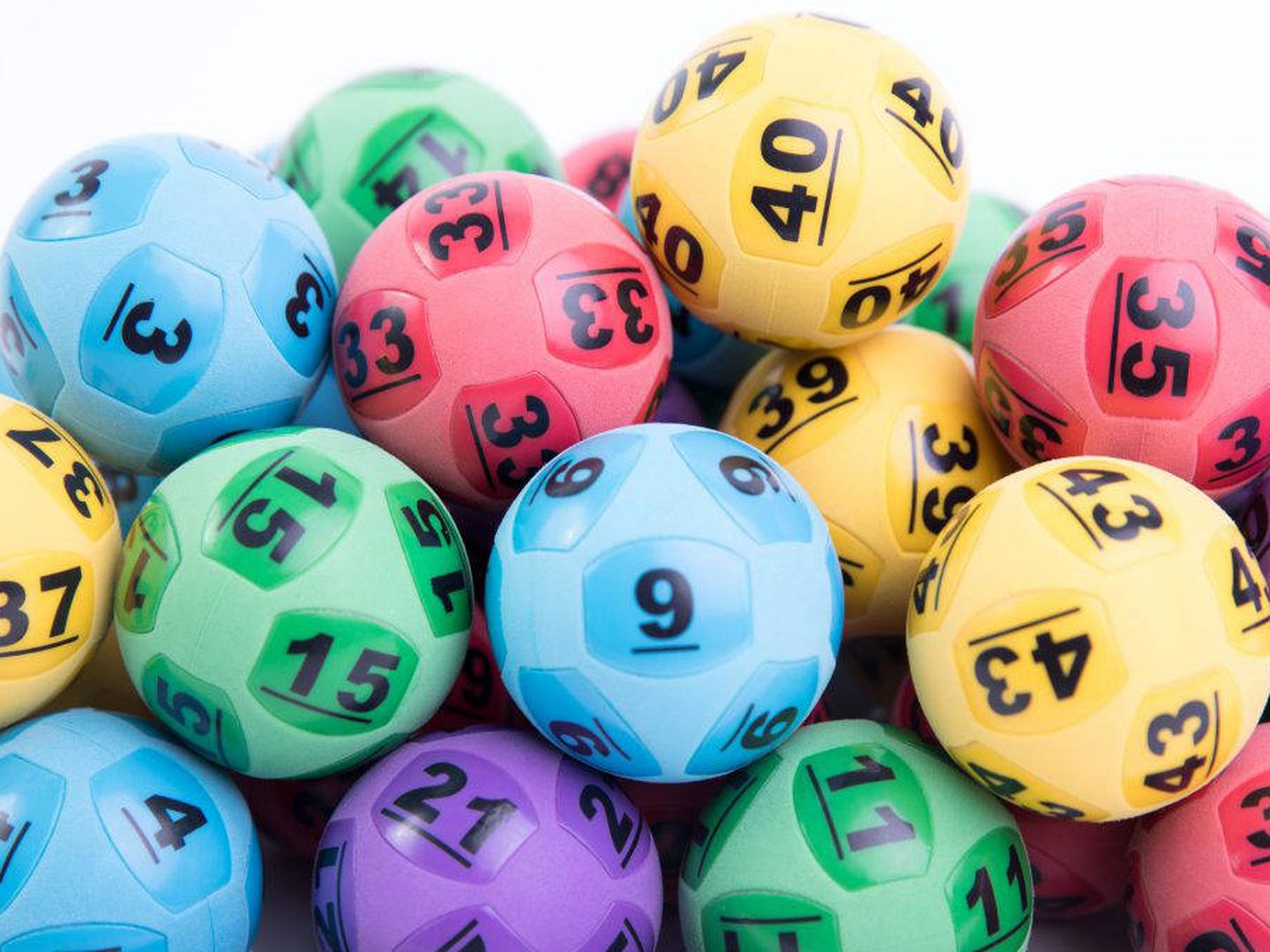Bolas usadas en los sorteos de la lotería australiana (Foto: The Lott)