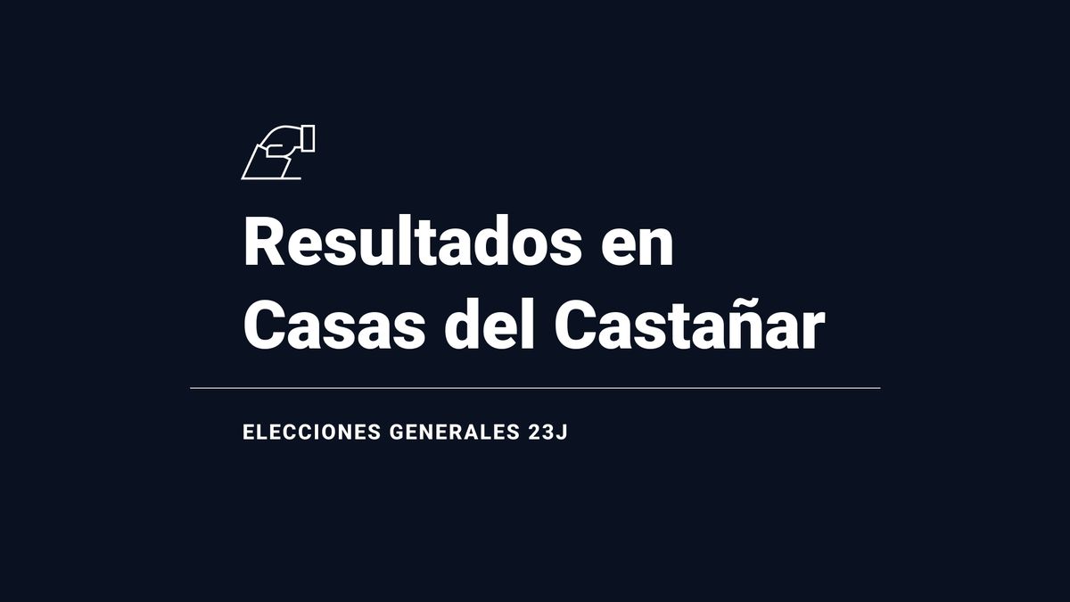 Votos, escaños, escrutinio y ganador en Casas del Castañar: resultados de las elecciones generales del 23 de julio del 2023