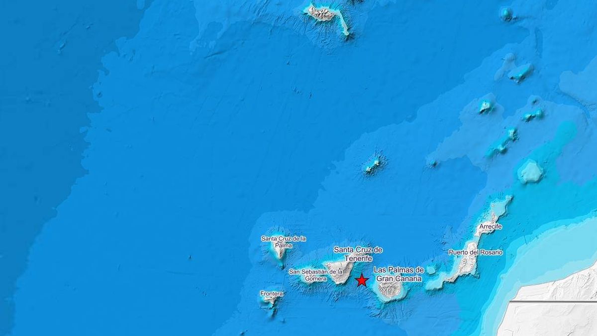 Un terremoto de magnitud 4.3 entre Tenerife y Gran Canaria hace temblar varios pueblos