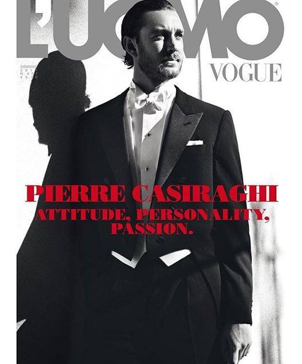 Foto: La portada de L'Uomo Vogue con Pierre Casiraghi