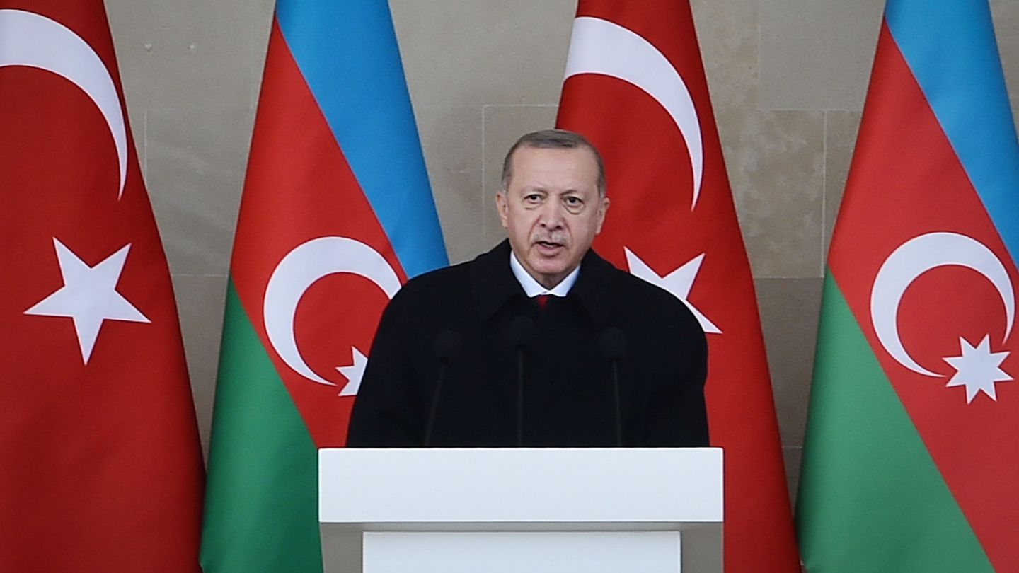 Erdogan, en visita oficial a Azerbaiyán. (Reuters)