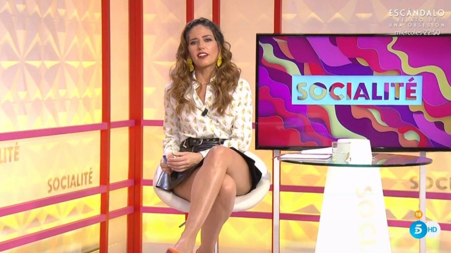 Nuria Marín, presentadora de 'Socialité'. (Mediaset España)