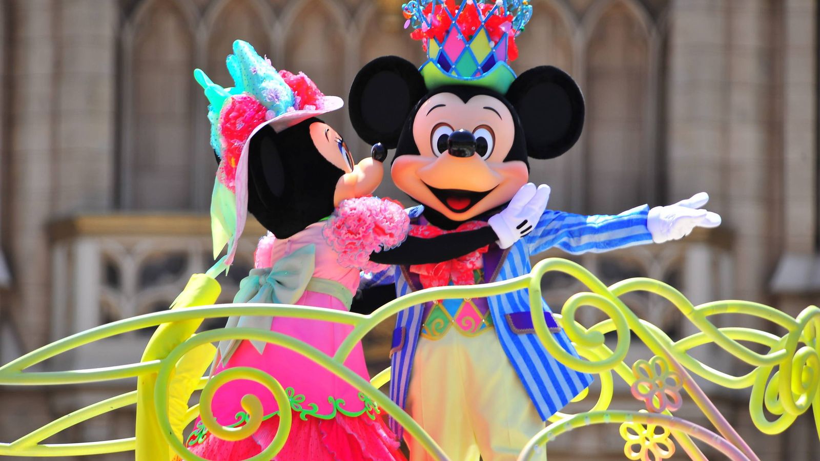 Foto: Mickey Mouse y Minnie.