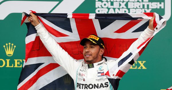 Foto: Hamilton triunfó en su casa, Silverstone. (Reuters)