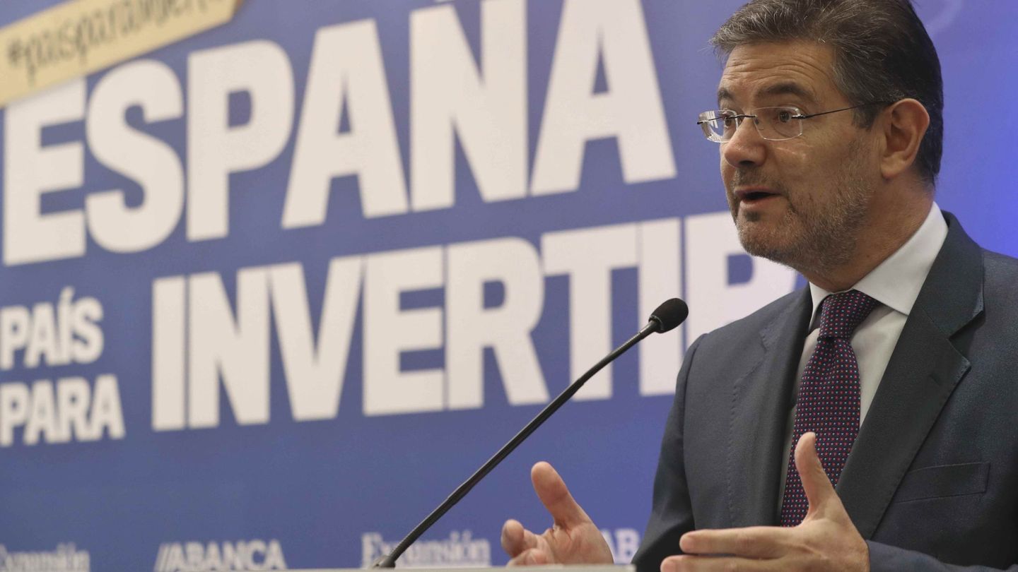 Rafael Catalá, exministro de Justicia, en las jornadas 'España, país para invertir'. (EFE)