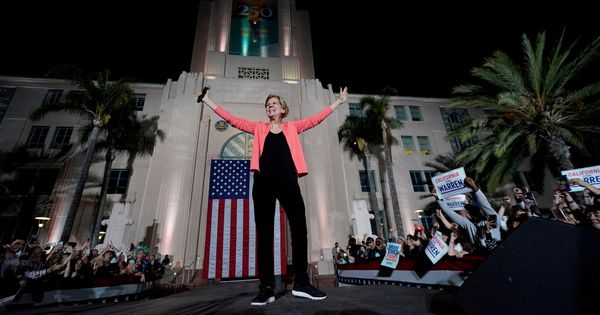 Foto: Elizabeth Warren en San Diego, California. (Mike Blake/Reuters)