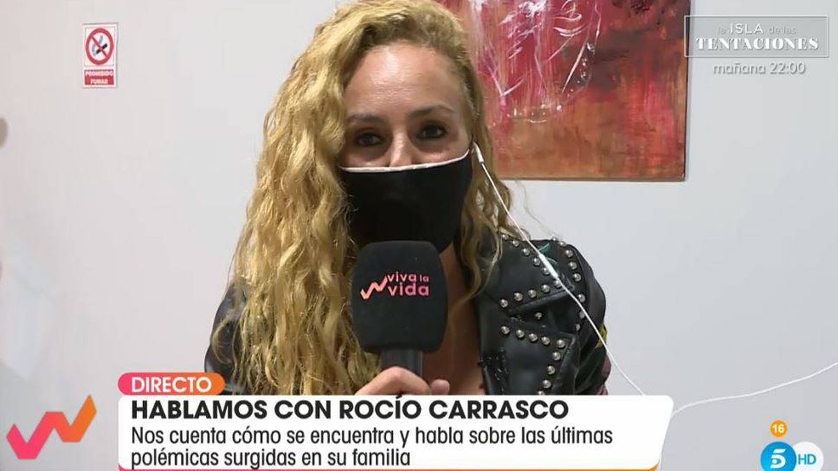 La tensa y fugaz reaparición de Rocío Carrasco en 'Viva la vida': "Es un misterio todo lo que te rodea"