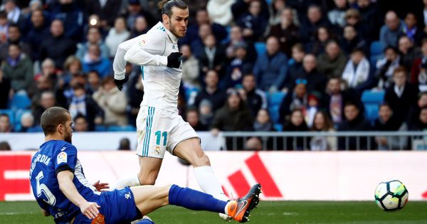 Foto: Bale remata conta el Deportivo. (Reuters) 