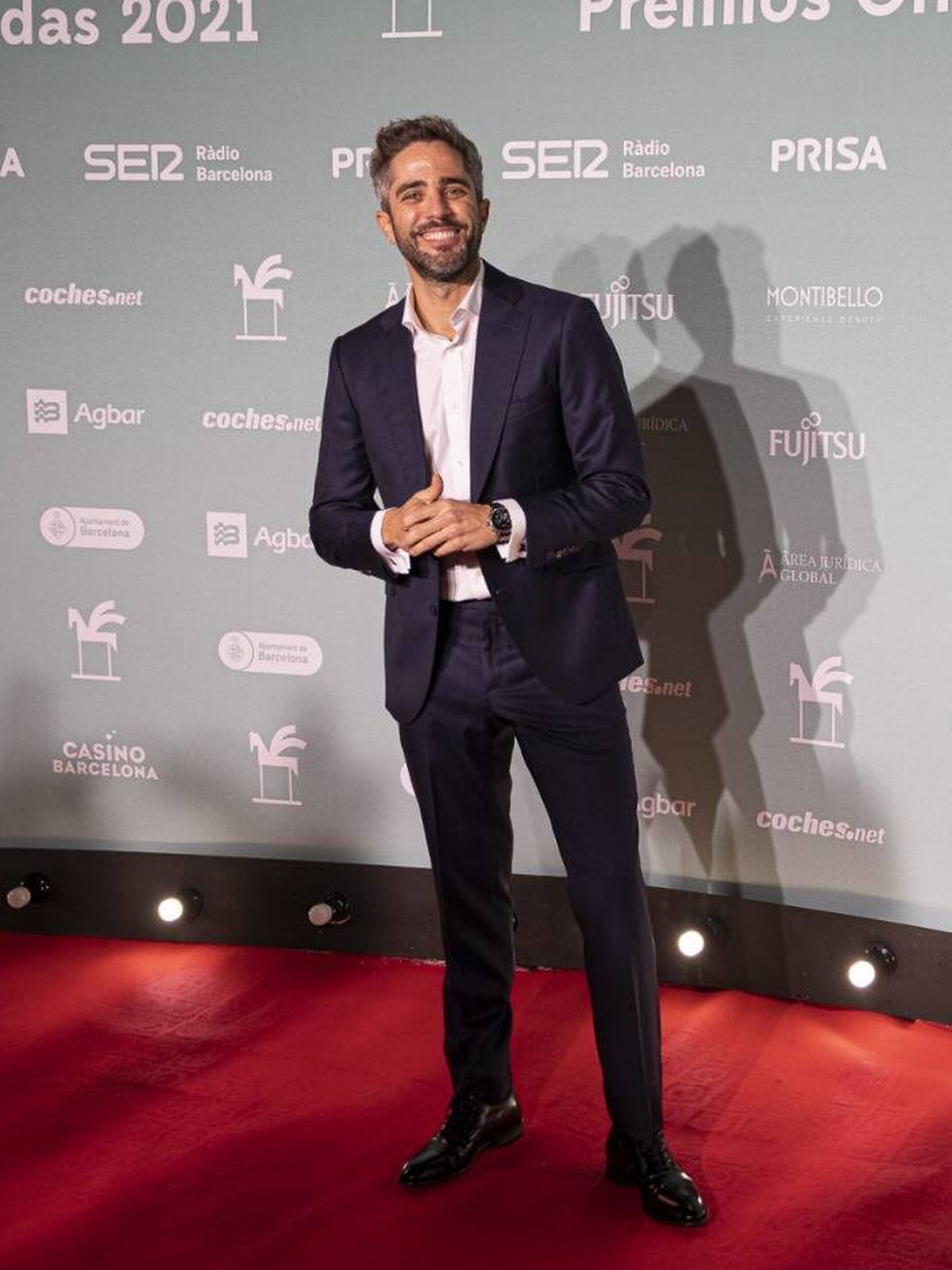 Roberto Leal, en la alfombra roja de los Premios Ondas 2021. (Gtres)