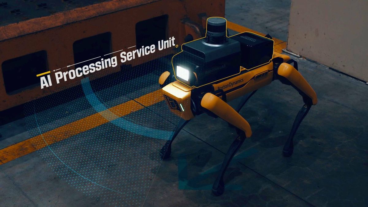 Un robot como vigilante nocturno en las fábricas de Hyundai Motor Group