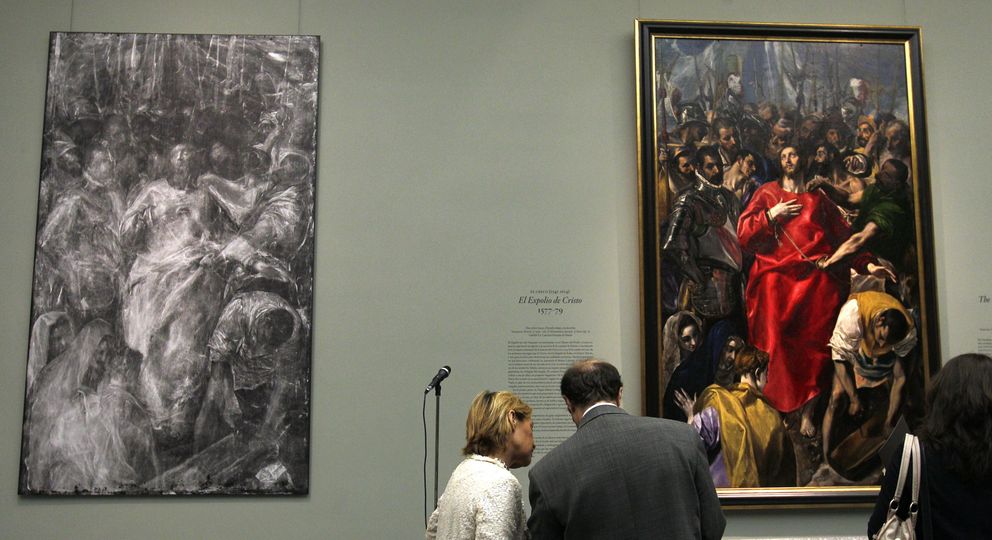 'El expolio' de El Greco, restaurado. 
