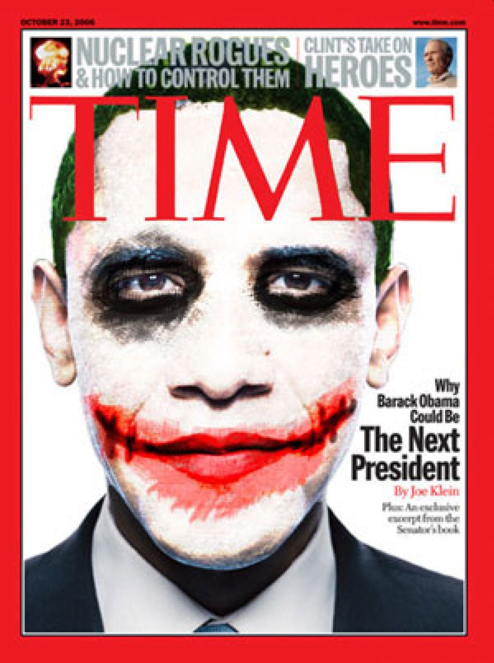 Foto: El autor del Obama-Joker no es un ultraconservador