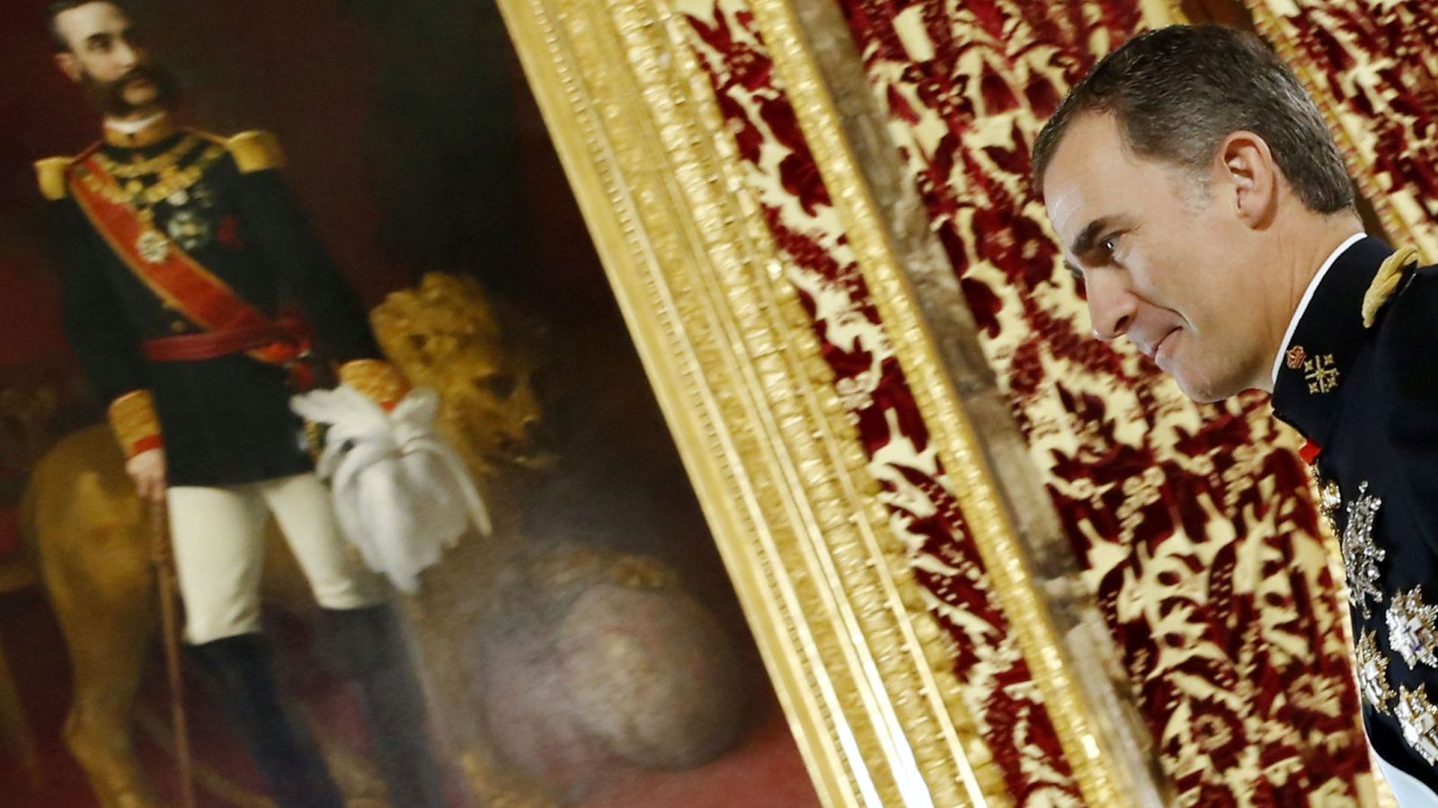Foto: El rey Felipe VI en el Palacio Real. (EFE)