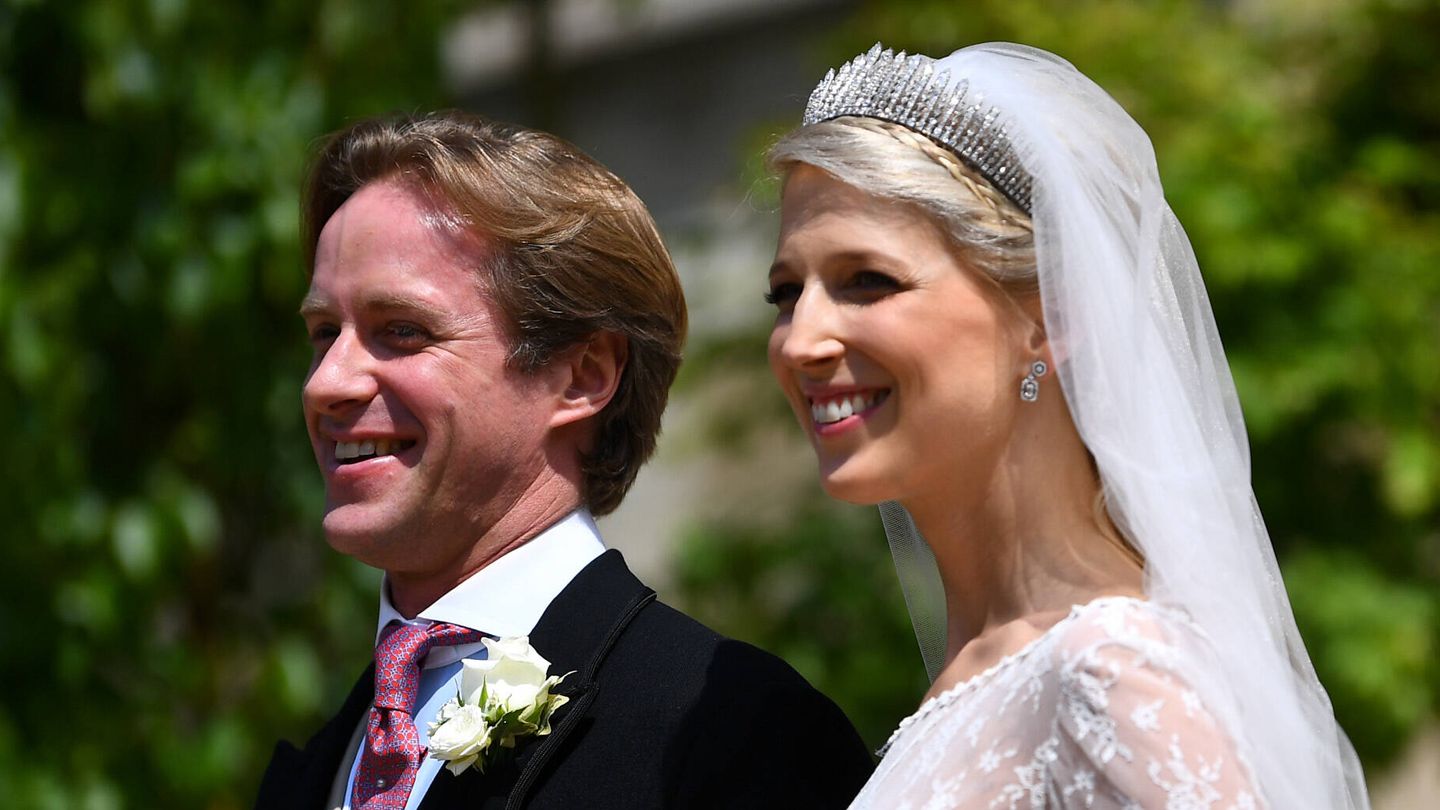 Lady Gabriella Windsor y Thomas Kingston durante su boda en 2019 (Gtres)