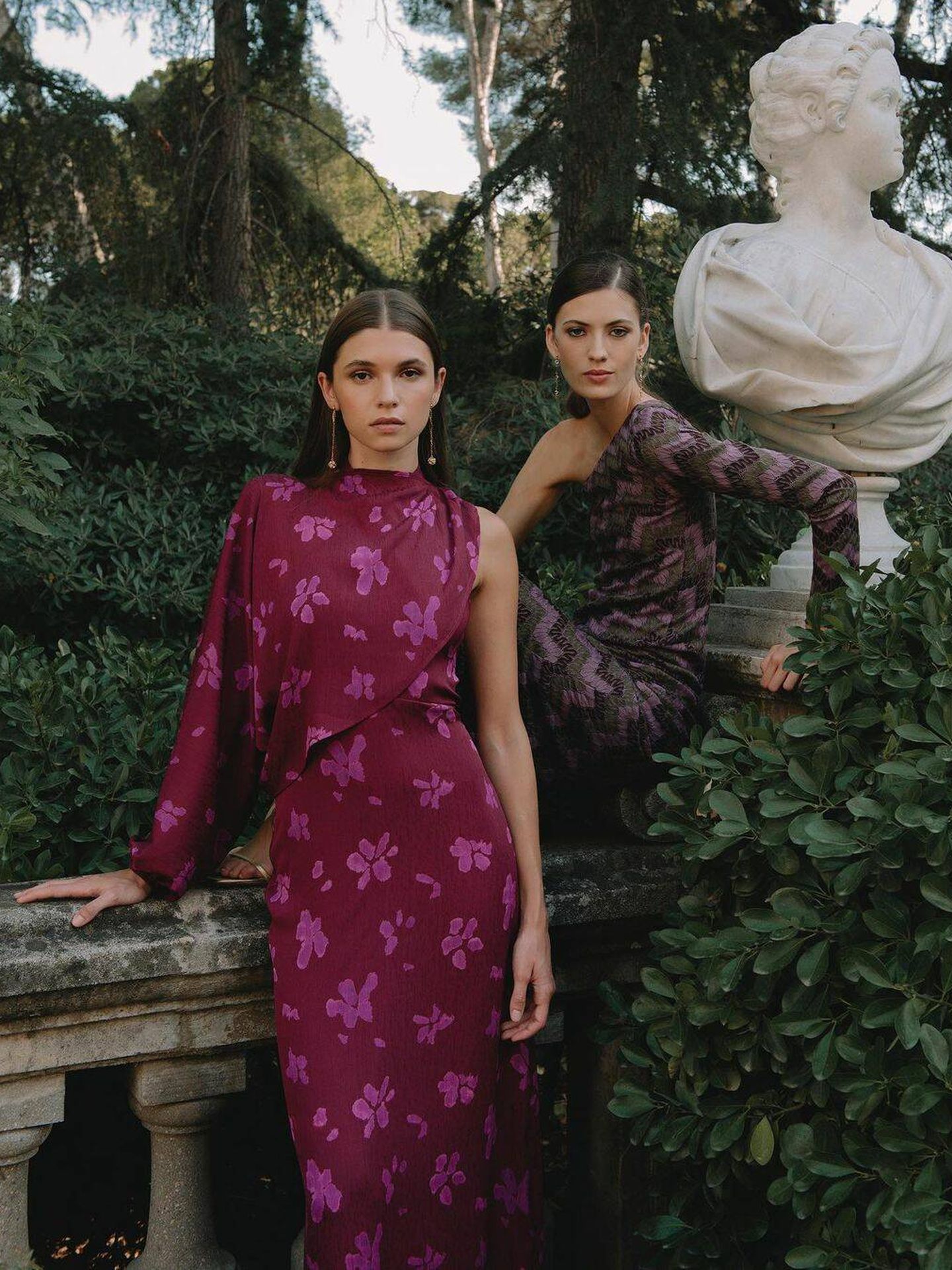 Dos vestidos de la nueva colección de Baymo. (Instagram/ @baymo.thelabel)