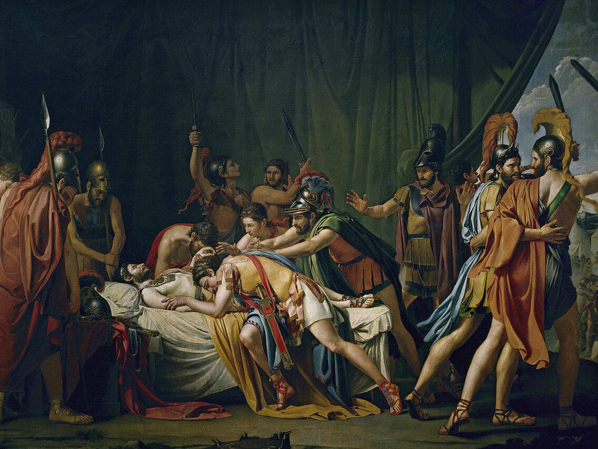 Foto: La muerte de Viriato, jefe de los lusitanos (1807), de José Madrazo.
