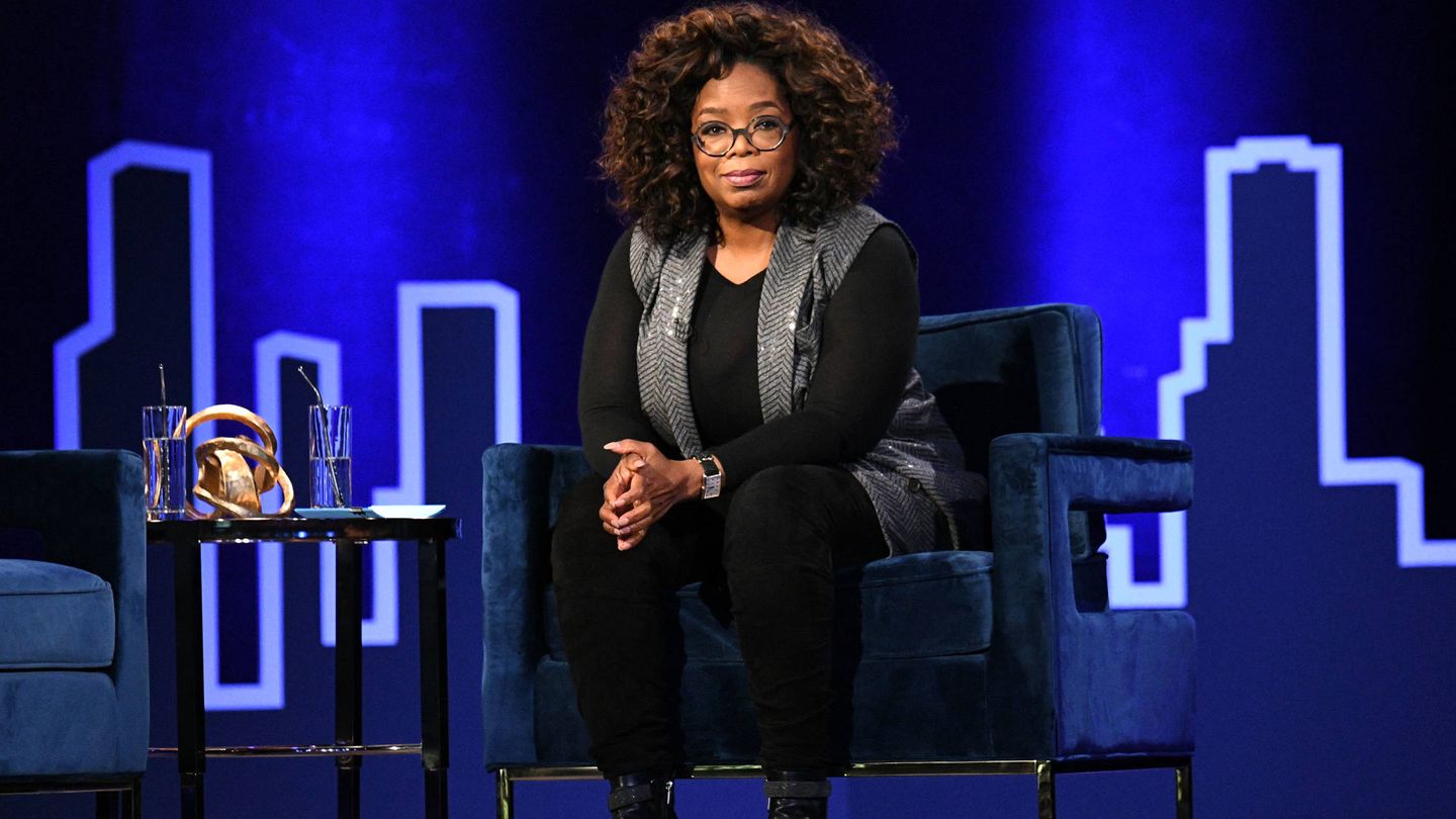  Oprah Winfrey, durante una entrevista. (Getty)