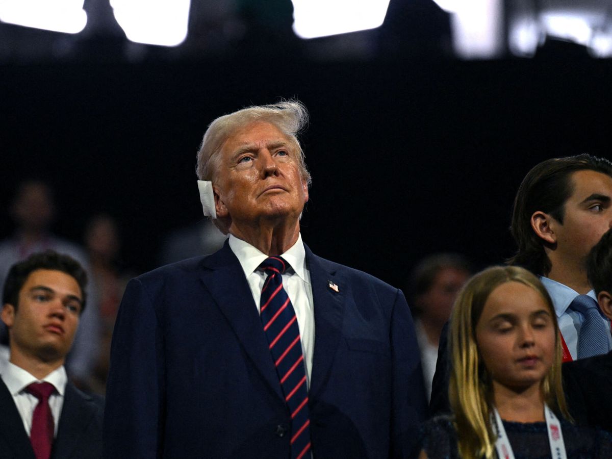 Foto: Donald Trump, el tercer día de la convención republicana. (Reuters/Callaghan O'hare)