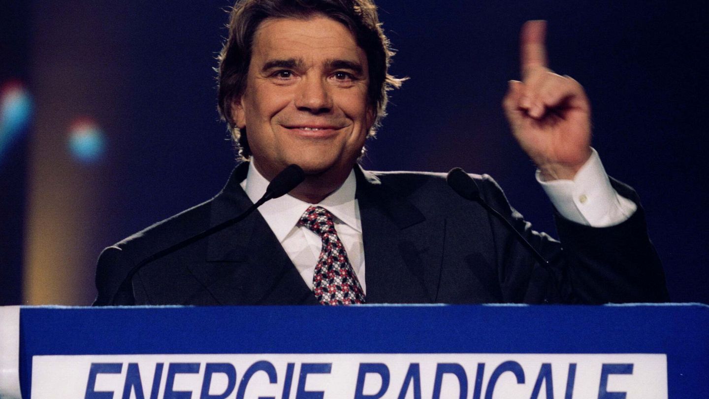 Bernard Tapie, en una campaña electoral en 1994. (Reuters)