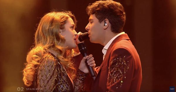 Foto: Amaia y Alfred, en la gran final de Eurovisión 2018.