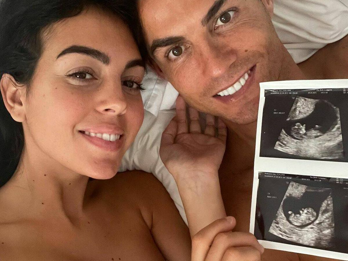 Foto: Georgina y Cristiano Ronaldo anuncian que esperan gemelos. (Redes)