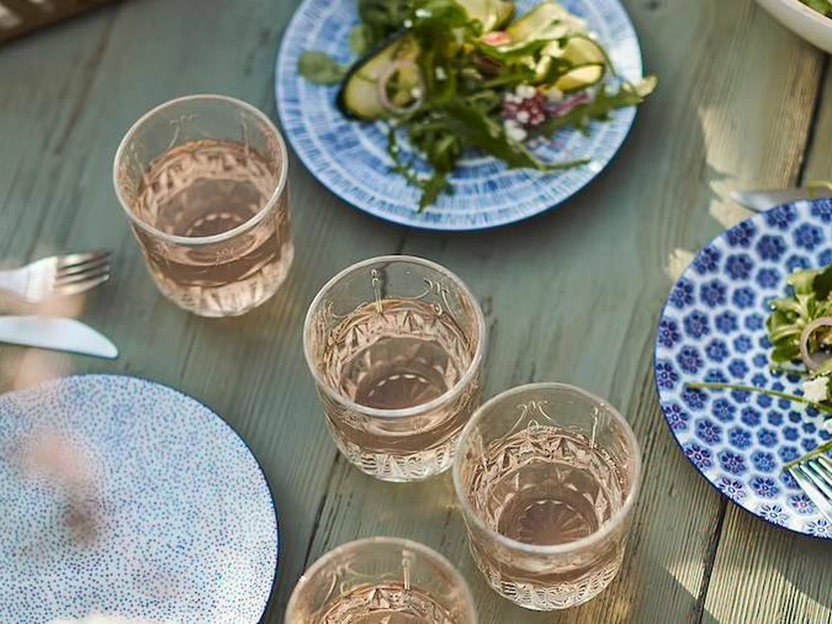 Foto: Vajillas y copas para la primavera. (Cortesía/Ikea)