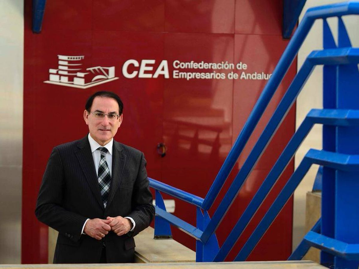 Foto: Javier González de Lara en la sede de la CEA. (Archivo)