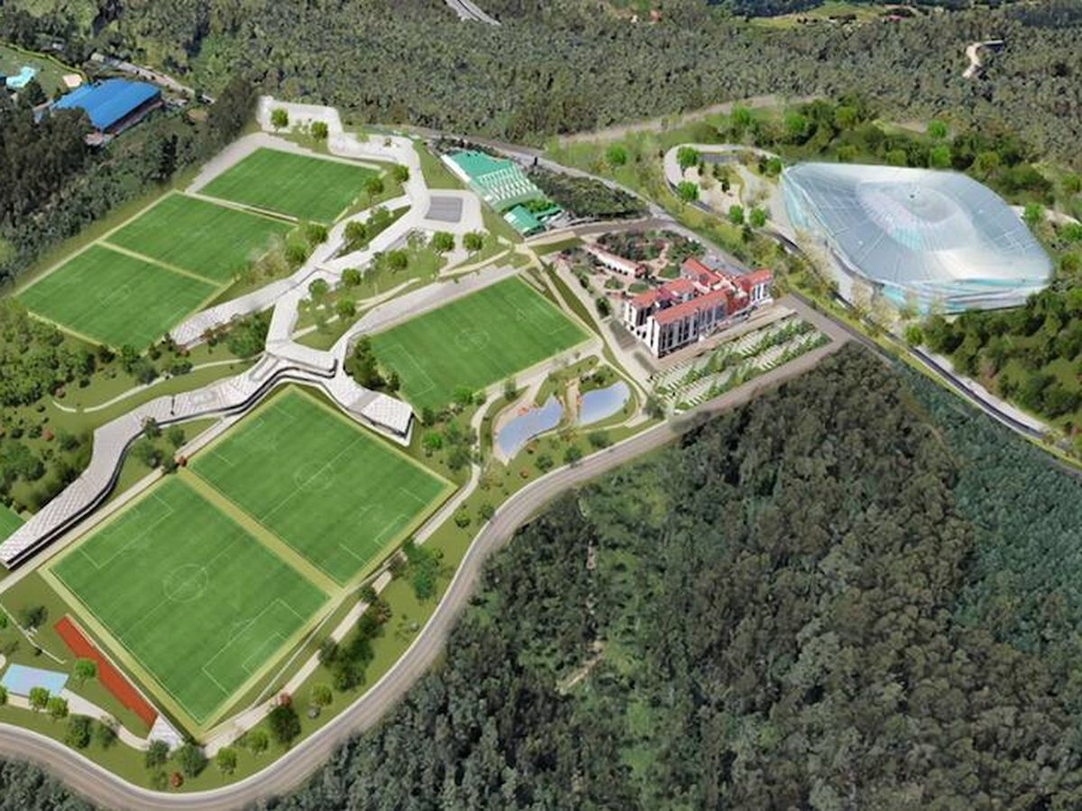 Foto: Imagen virtual de la nueva Ciudad Deportiva del Celta de Vigo. 