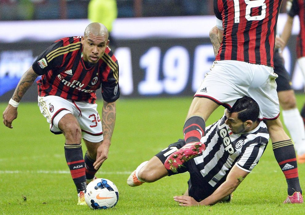 Foto: Juventus y Milan apoyan la mayoría de sus ingresos en los derechos televisivos (EFE)