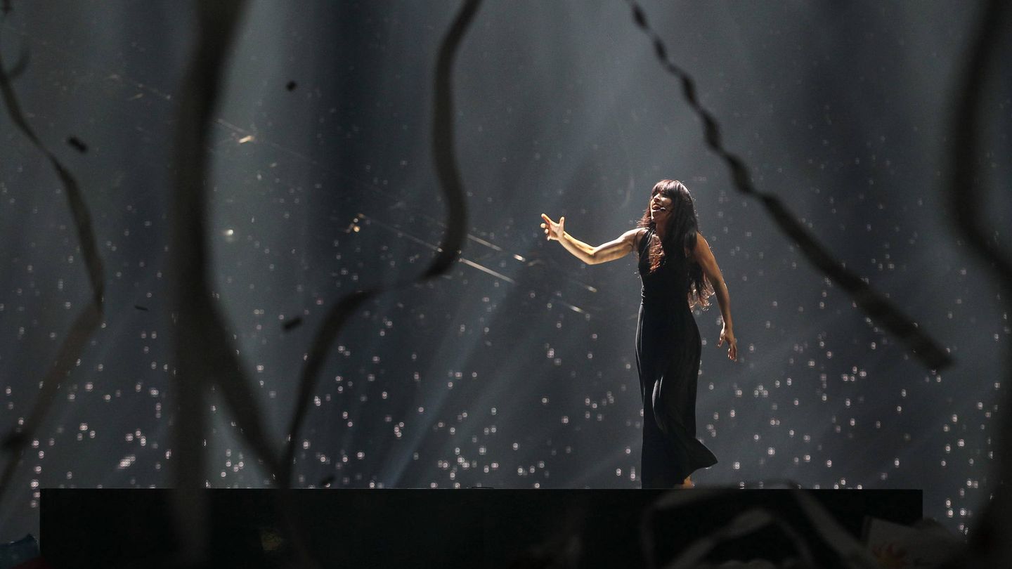 Loreen, durante su actuación en Eurovisión 2012. (EFE)