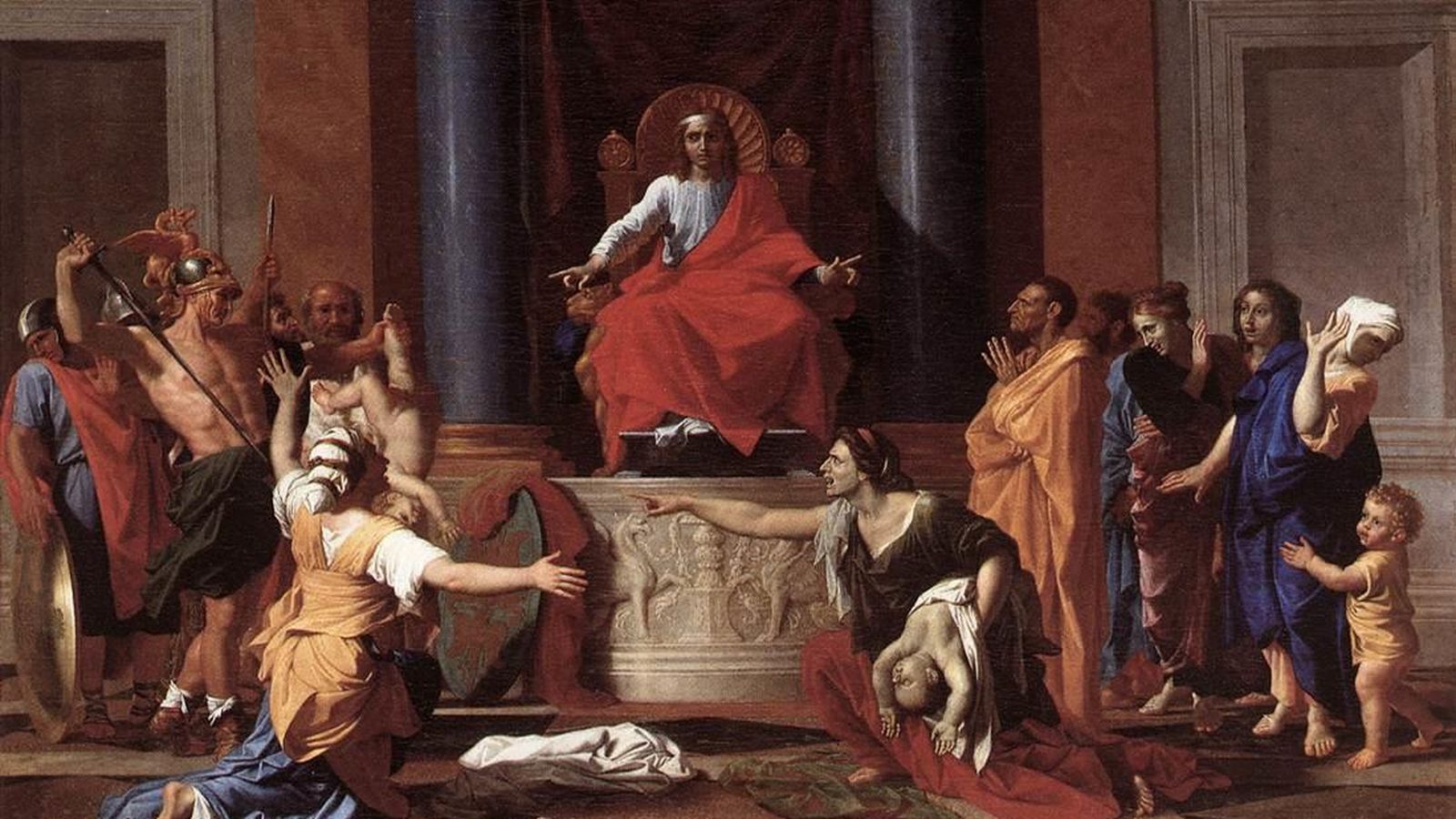 Foto: 'El juicio del rey Salomón', Nicolas Poussin (1649).