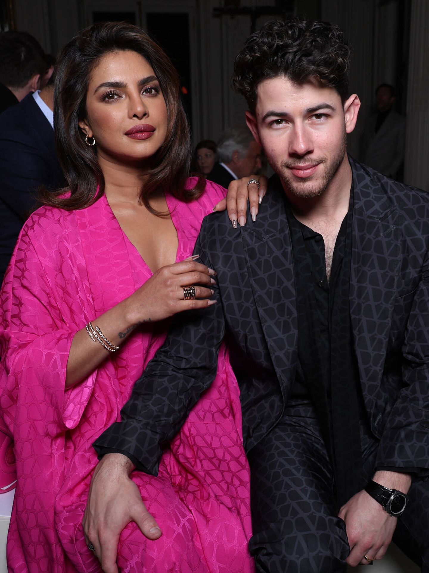 Priyanka Chopra y Nick Jonas. (Getty)