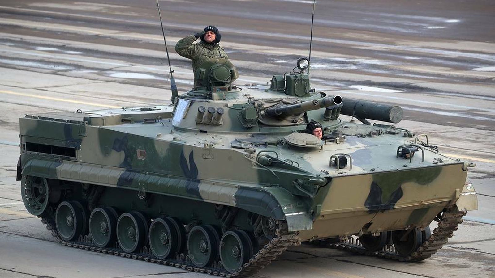 Vehículo de combate de infantería BMP-3 del ejército ruso. (Vitaly Kuzmin)