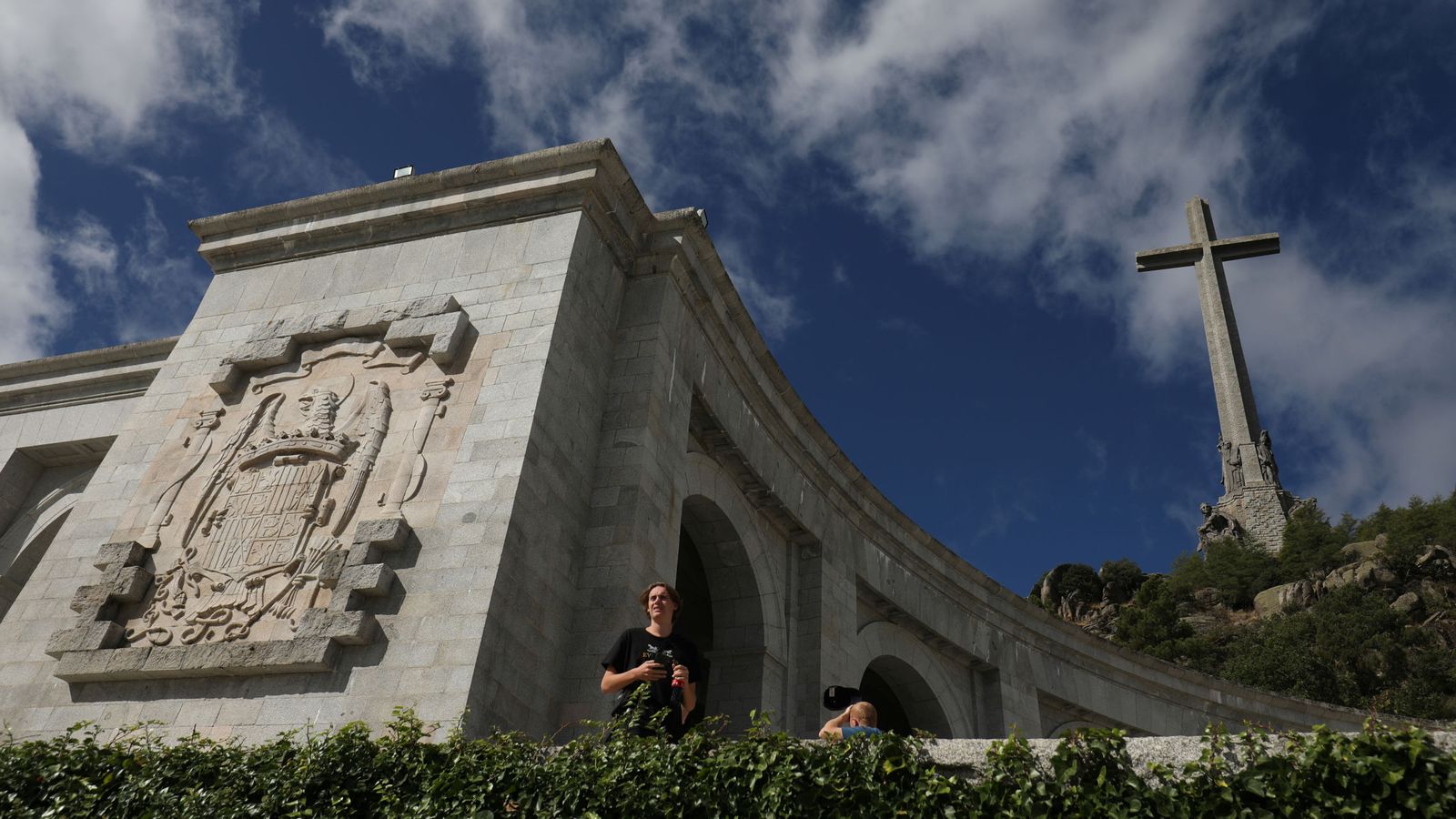 Foto: La basílica del Valle de los Caídos, donde aún yace Francisco Franco, el pasado 24 de septiembre. (Reuters)