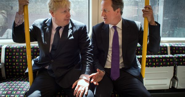 Foto: Foto de archivo de Boris Johnson, actual 'premier' británico, y David Cameron. (Reuters)