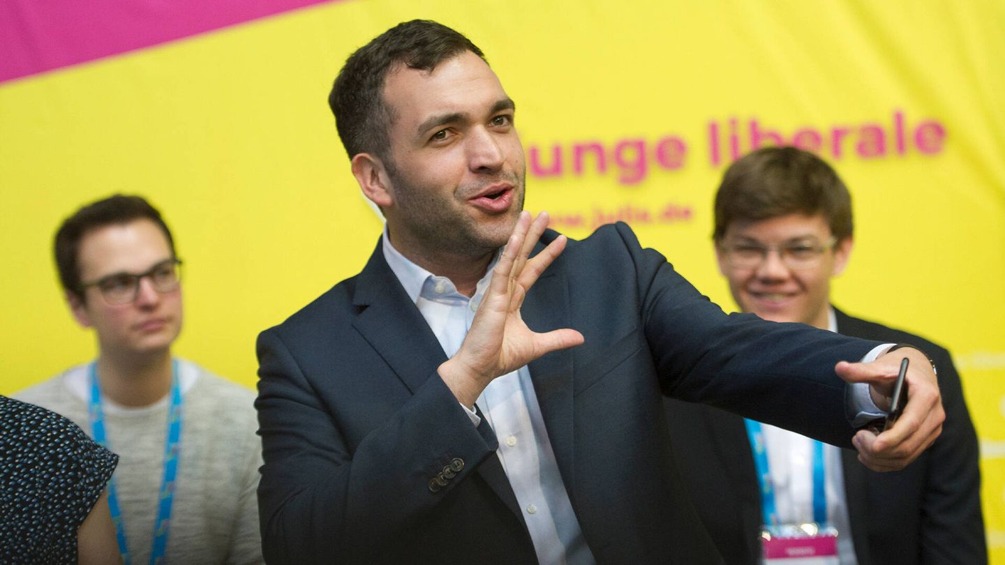 Konstantin Kuhle, diputado de FDP, en un acto de 2017. (Getty)