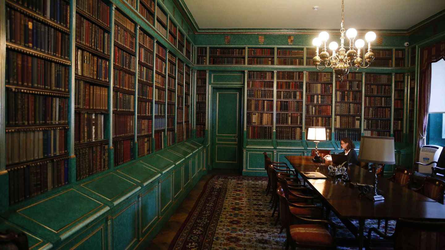 La conocida biblioteca donde se encuentra el testamento de Fernando el Católico.