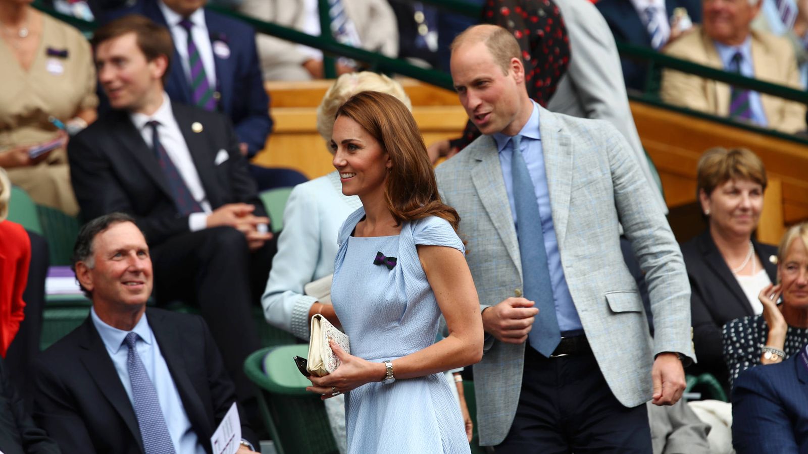 Foto: Los duques de Cambridge en Wimbledon 2019. (Getty)
