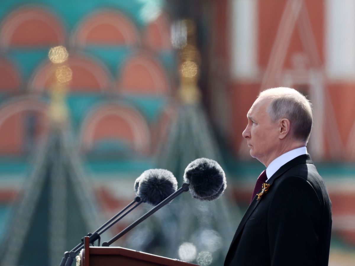 Foto: El presidente ruso, Vladímir Putin, dando su discurso del Día de la Victoria. (EFE/EPA/Gavriil Grigorov)