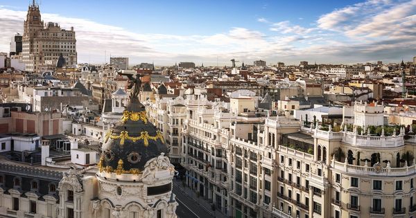 Foto: Azoteas de Madrid y vistas a la Gran Vía (Shutterstock)