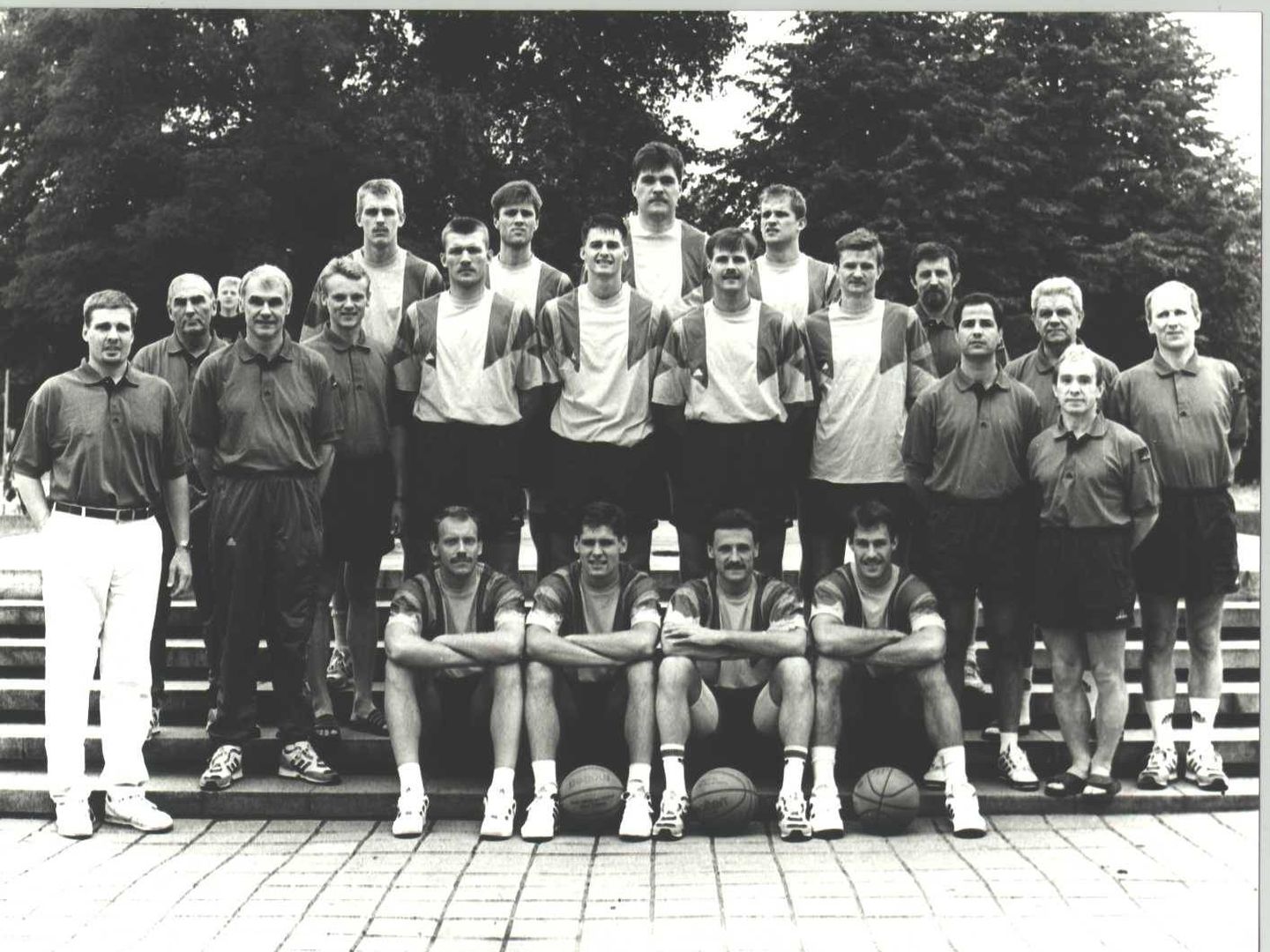 La selección de Lituania para los Juegos Olímpicos de Barcelona 1992. (Foto: Archivo Javier Imbroda)