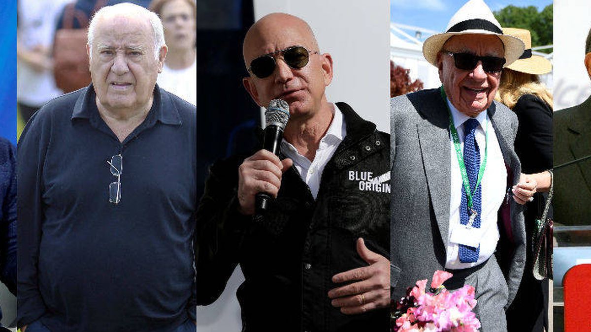 Zuckerberg, Ortega, Bezos, Murdock... los millonarios perdedores y ganadores de 2018