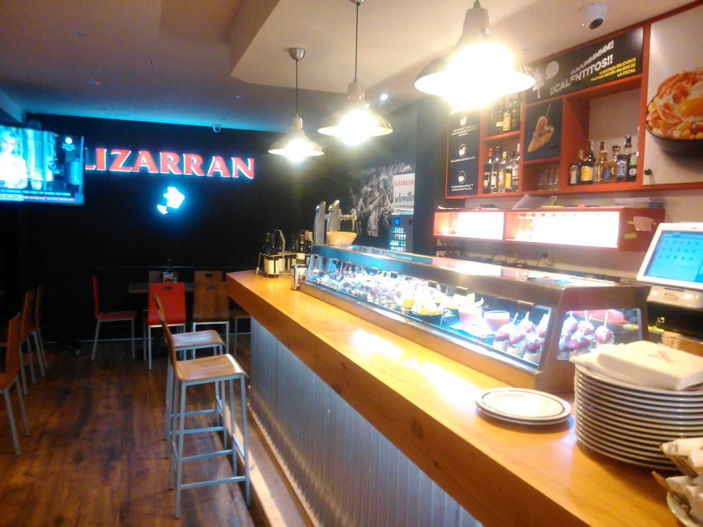 Así era el local donde Fernando montó un Lizarrán sin saber que no tenía licencia de restaurante.